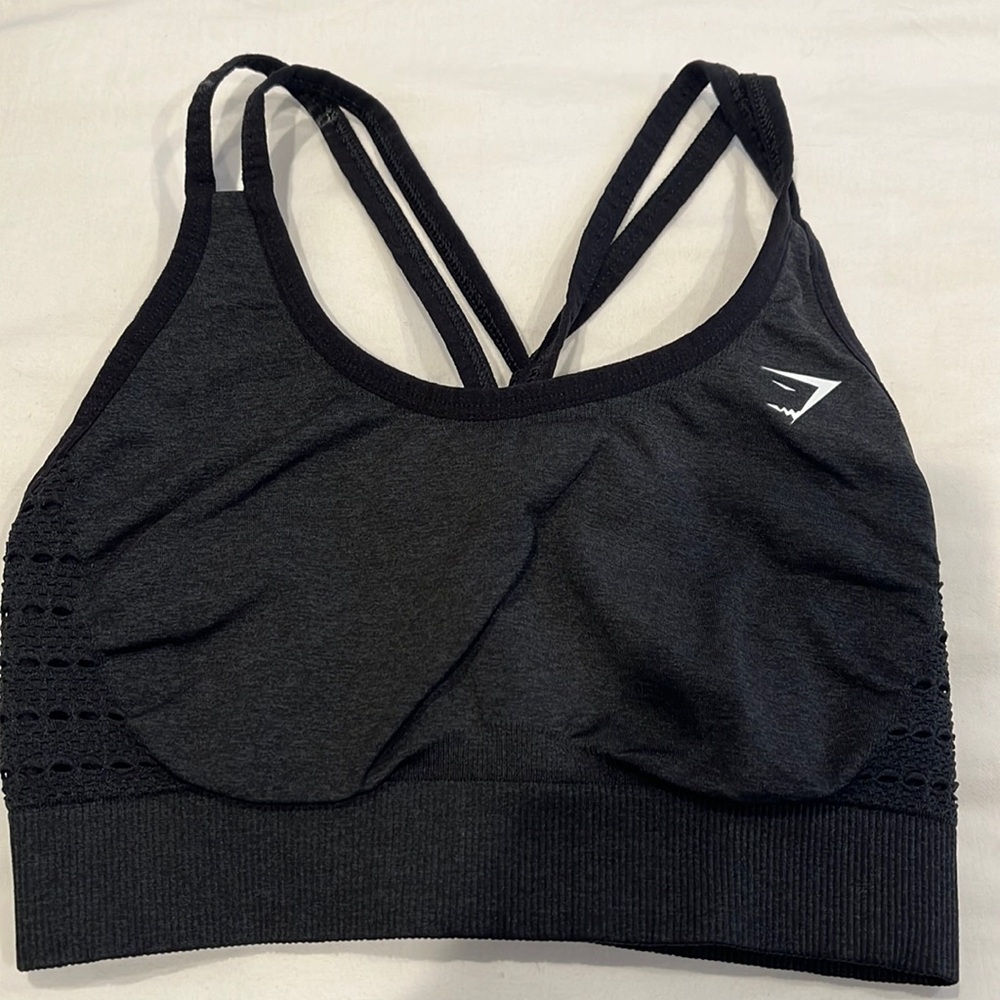 Black XS Gymshark sportsbra